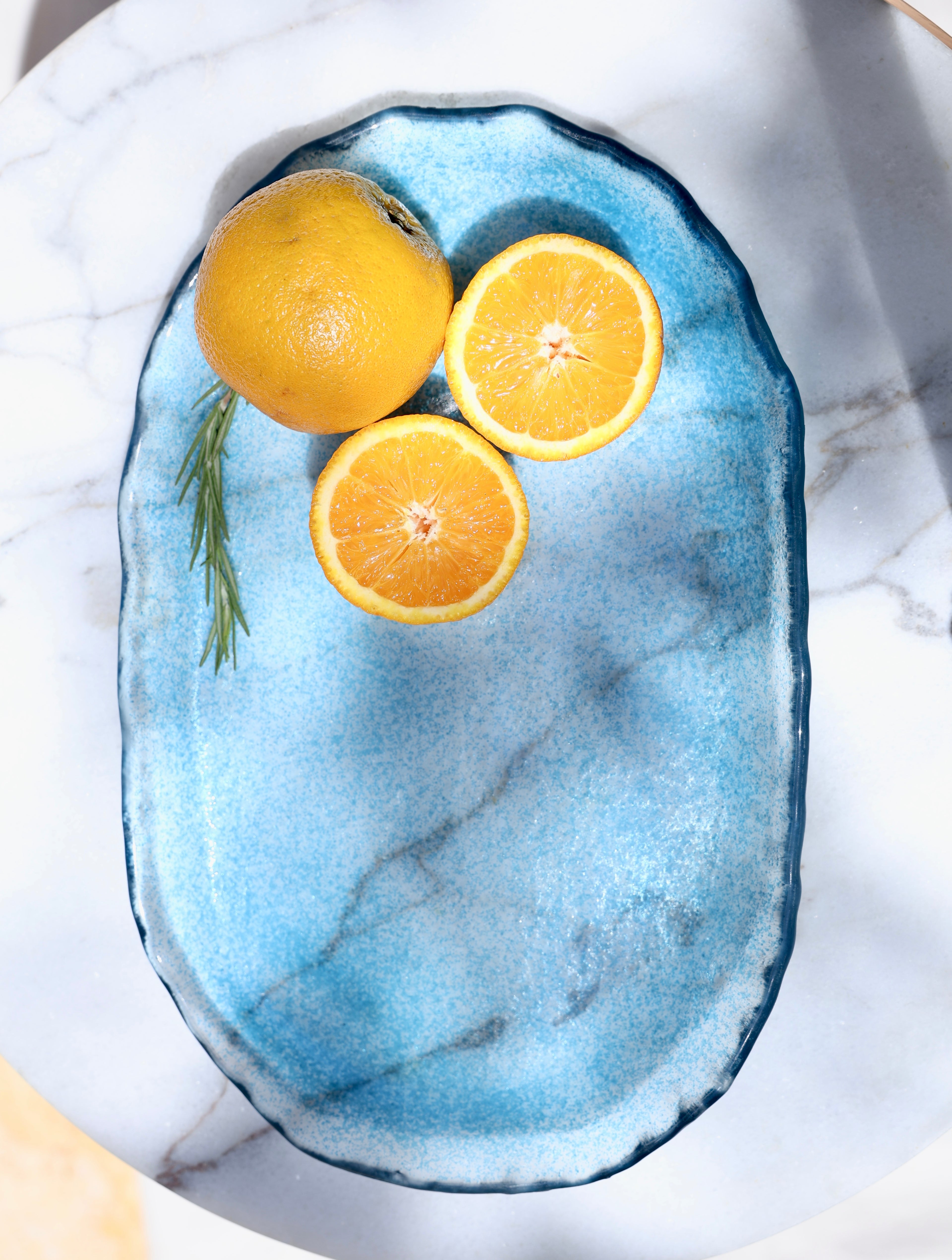 Flow Oval Serving Platter