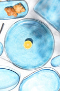 Spiral Flat Round Platter