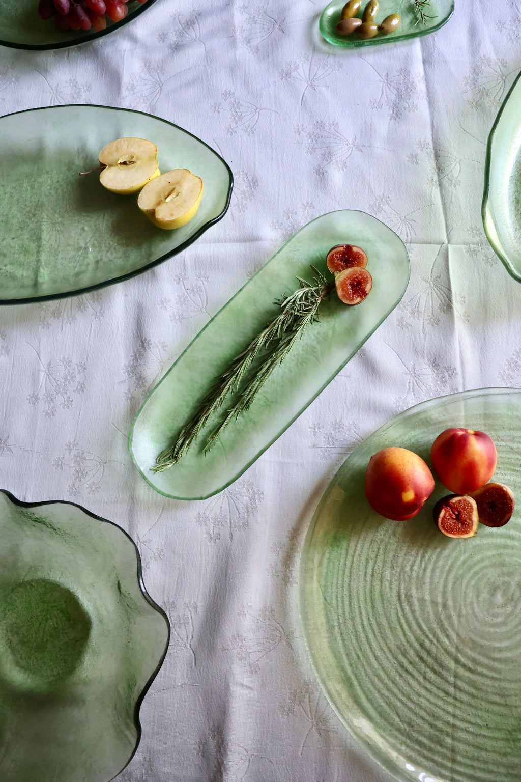 Spiral Flat Round Platter